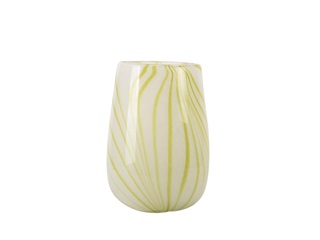 Zinnia vase, white 